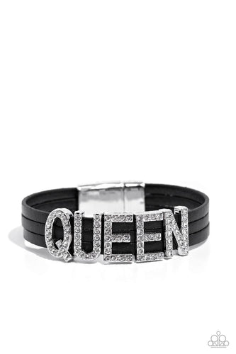 Queen of My Life - Black-Jewelry-Paparazzi Accessories, Just Because Jewels-Just Because Jewels