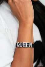 Load image into Gallery viewer, Queen of My Life - Black-Jewelry-Paparazzi Accessories, Just Because Jewels-Just Because Jewels