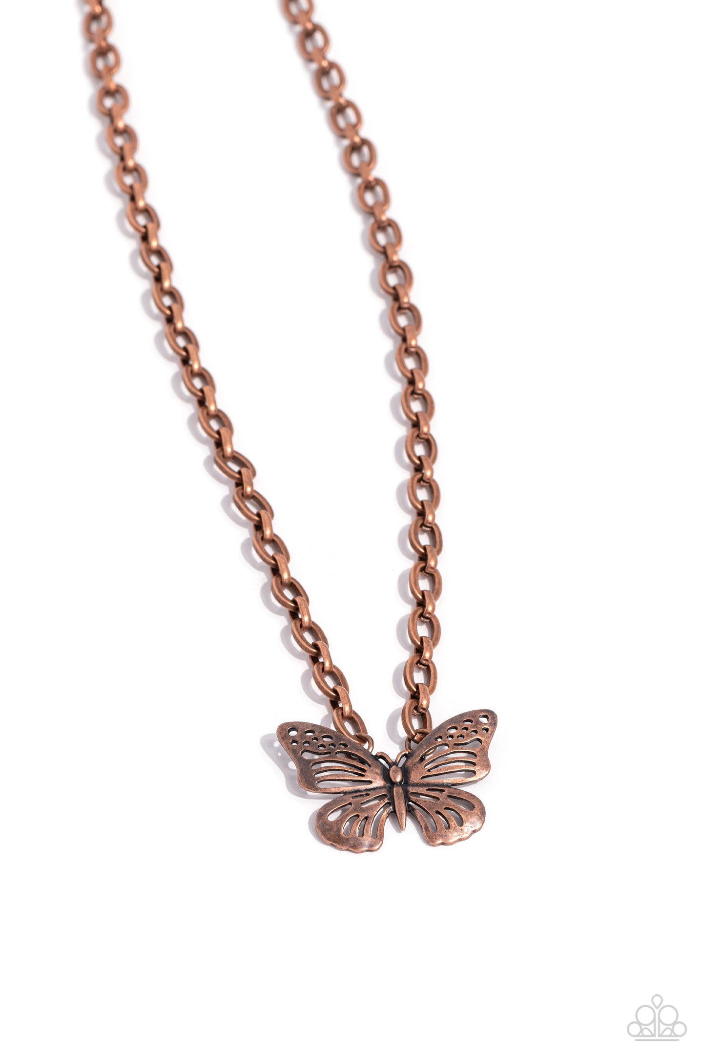 Midair Monochromatic - Copper-Jewelry-Paparazzi Accessories, Just Because Jewels-Just Because Jewels