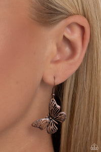 Midair Monochromatic - Copper-Jewelry-Paparazzi Accessories, Just Because Jewels-Just Because Jewels