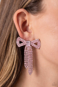 Just BOW With It - Pink-Jewelry-Paparazzi Accessories, Just Because Jewels-Just Because Jewels