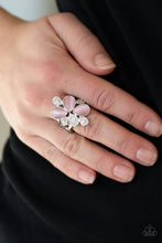 Load image into Gallery viewer, Diamond Daisies - Pink Ring-Paparazzi Accessories, Just Because Jewels-Just Because Jewels