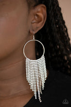 Load image into Gallery viewer, Streamlined shimmer - White-Jewelry-Just Because Jewels, Paparazzi Accessories-Just Because Jewels