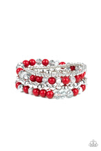 Load image into Gallery viewer, Socialize - Red-Just Because Jewels, Paparazzi Accessories-Just Because Jewels