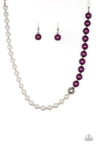 5th Avenue A-Lister - Purple-Jewelry-Just Because Jewels, Paparazzi Accessories-Just Because Jewels