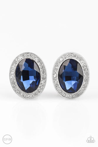 Only FAME In Town - Blue-Just Because Jewels, Paparazzi Accessories-Just Because Jewels