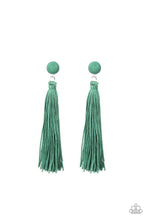 Load image into Gallery viewer, Tightrope Tassel-Just Because Jewels, Paparazzi Accessories-Green-Just Because Jewels