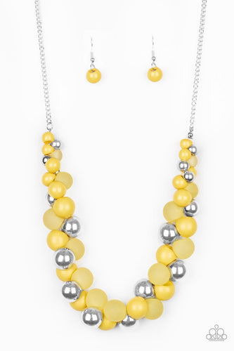 Bubbly Brilliance - Yellow-Jewelry-Just Because Jewels, Paparazzi Accessories-Just Because Jewels