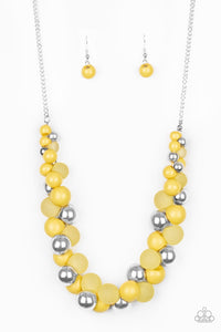 Bubbly Brilliance - Yellow-Jewelry-Just Because Jewels, Paparazzi Accessories-Just Because Jewels