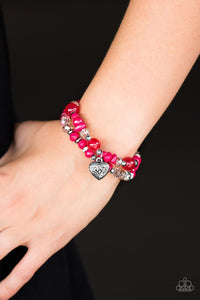 Writing My Own Love Story - Pink-Just Because Jewels, Paparazzi Accessories-Just Because Jewels