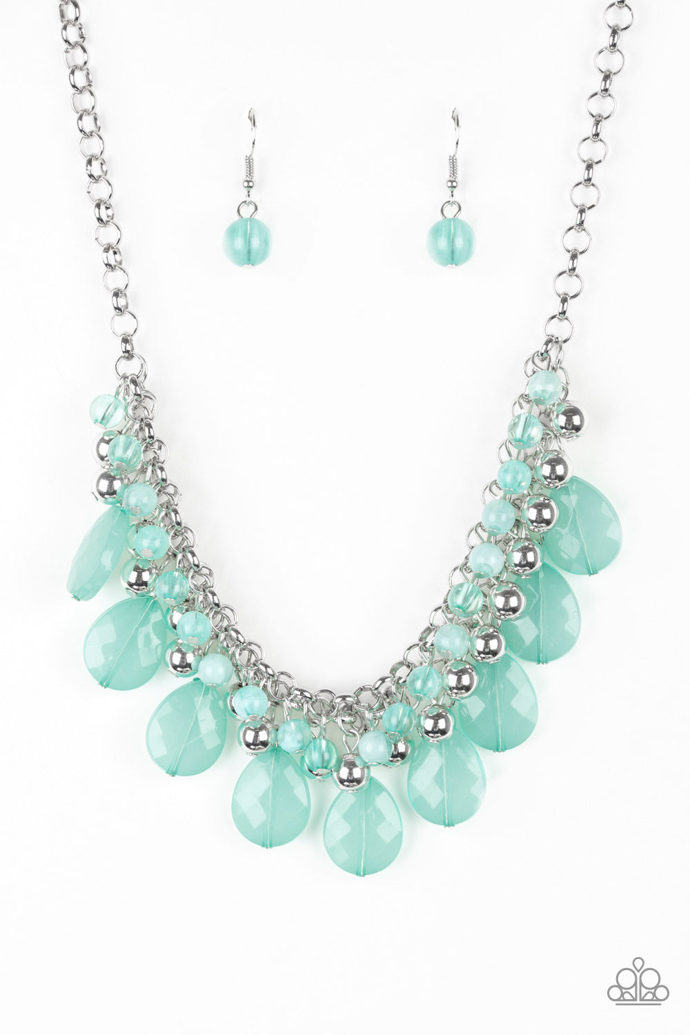 Trending Tropicana - Green-Just Because Jewels, Paparazzi Accessories-Just Because Jewels