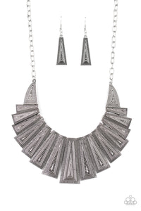 Metro Mane - Silver-Just Because Jewels, Paparazzi Accessories-Just Because Jewels