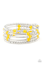 Load image into Gallery viewer, Colorful Charisma - Yellow-Jewelry-Just Because Jewels, Paparazzi Accessories-Just Because Jewels