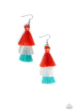 Load image into Gallery viewer, Hold On To Your Tassel!-Just Because Jewels, Paparazzi Accessories-Multi Orange-Just Because Jewels