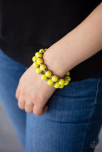 Load image into Gallery viewer, Bubble Blast Off - Yellow-Jewelry-Just Because Jewels, Paparazzi Accessories-Just Because Jewels