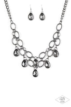 Load image into Gallery viewer, Show-Stopping Shimmer-Just Because Jewels, Paparazzi Accessories-Gunmetal-Just Because Jewels