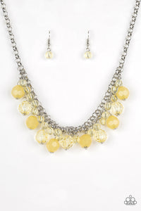 Fiesta Fabulous - Yellow-Just Because Jewels, Paparazzi Accessories-Just Because Jewels