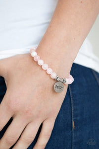 FAITH It, Till You Make It - Pink-Just Because Jewels, Paparazzi Accessories-Just Because Jewels