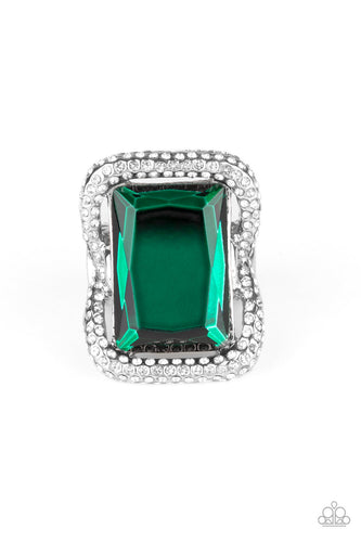 Deluxe Decadence - Green-Jewelry-Just Because Jewels, Paparazzi Accessories-Just Because Jewels