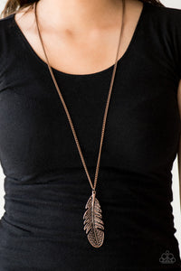 Free Bird - Copper-Just Because Jewels, Paparazzi Accessories-Just Because Jewels