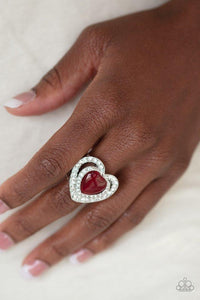 What The Heart Wants - Red-Jewelry-Paparazzi Accessories, Just Because Jewels-Just Because Jewels