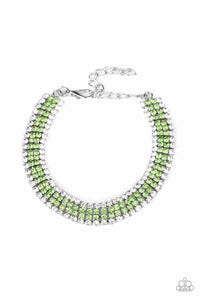 Color Me Couture - Green-Jewelry-Just Because Jewels, Paparazzi Accessories-Just Because Jewels