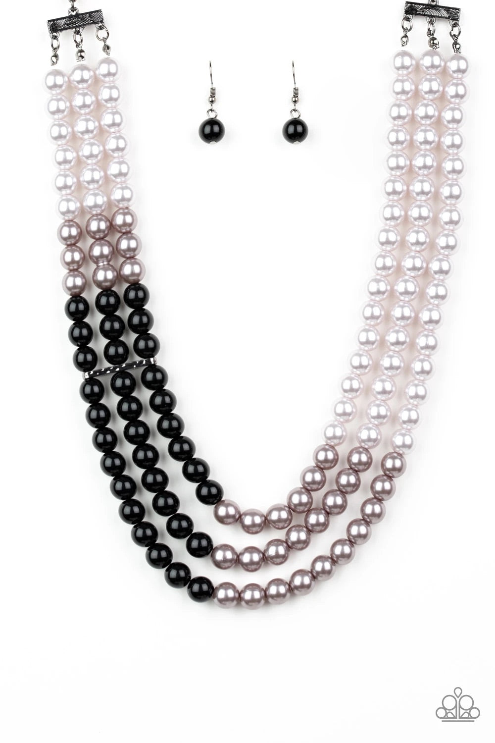 Times Square Starlet - Black-Jewelry-Just Because Jewels, Paparazzi Accessories-Just Because Jewels