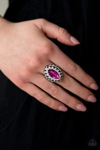 Royal Radiance - Pink Ring-Paparazzi Accessories, Just Because Jewels-Just Because Jewels