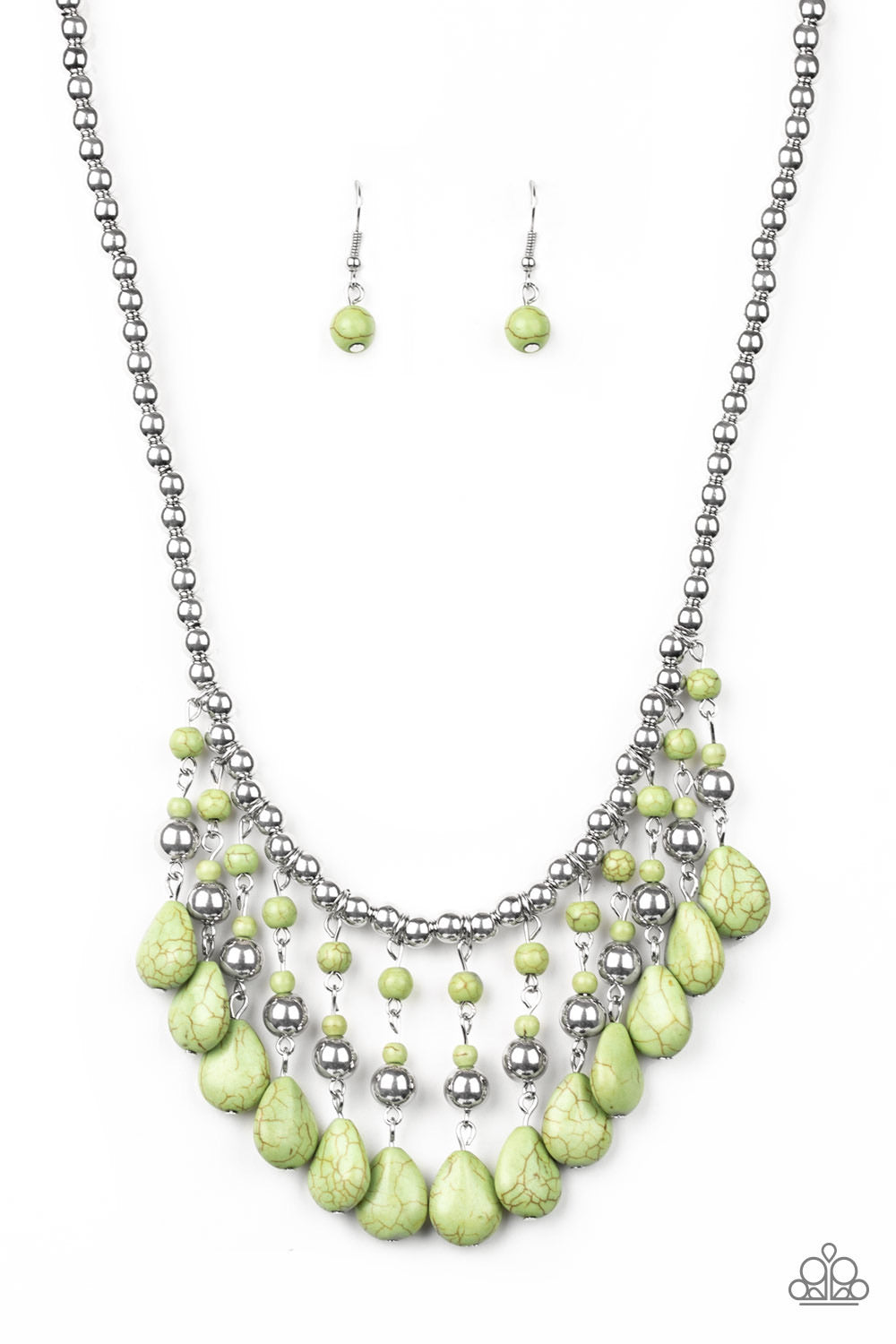 Rural Revival - Green-Just Because Jewels, Paparazzi Accessories-Just Because Jewels