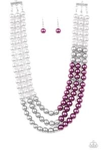 Times Square Starlet - Purple-Jewelry-Just Because Jewels, Paparazzi Accessories-Just Because Jewels