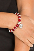 Load image into Gallery viewer, Need I Say AMOUR? - Red-Jewelry-Just Because Jewels, Paparazzi Accessories-Just Because Jewels