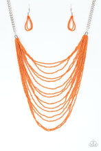 Load image into Gallery viewer, Bora Bombora-Jewelry-Just Because Jewels, Paparazzi Accessories-Orange-Just Because Jewels