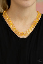 Load image into Gallery viewer, Put it On Ice - Gold-Just Because Jewels, Paparazzi Accessories-Just Because Jewels