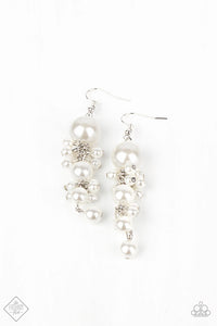 Ageless Applique - White-Jewelry-Just Because Jewels, Paparazzi Accessories-Just Because Jewels