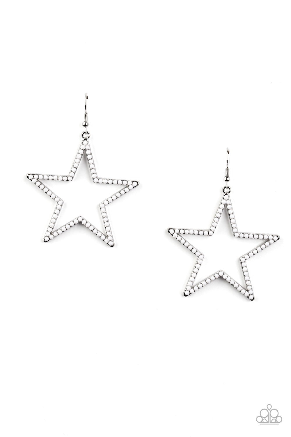 Count Your Stars-Jewelry-Just Because Jewels, Paparazzi Accessories-White-Just Because Jewels