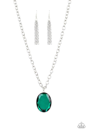 Light As HEIR - Green-Just Because Jewels, Paparazzi Accessories-Just Because Jewels