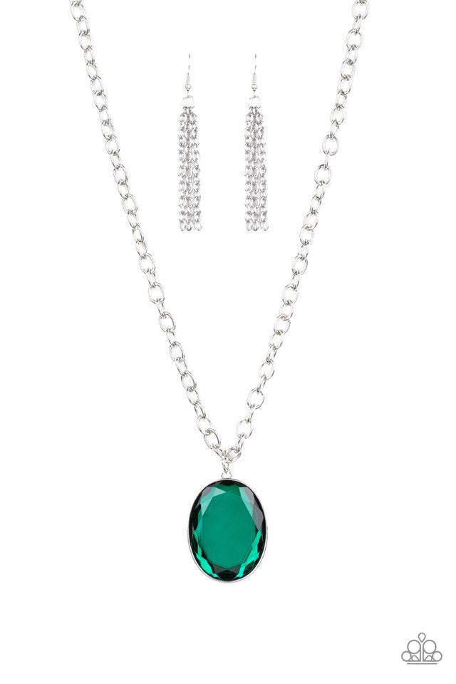 Light As HEIR - Green-Just Because Jewels, Paparazzi Accessories-Just Because Jewels