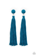 Load image into Gallery viewer, Tightrope Tassel-Just Because Jewels, Paparazzi Accessories-Blue-Just Because Jewels