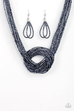 Load image into Gallery viewer, Knotted Knockout-Just Because Jewels, Paparazzi Accessories-Blue-Just Because Jewels