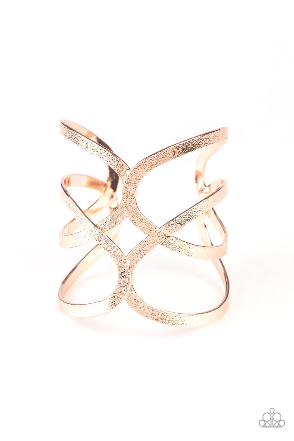 Crossing The Finish Line –Rose Gold-Jewelry-Just Because Jewels, Paparazzi Accessories-Just Because Jewels