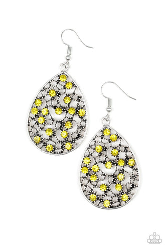 Dazzling Dew – Yellow-Jewelry-Just Because Jewels, Paparazzi Accessories-Just Because Jewels