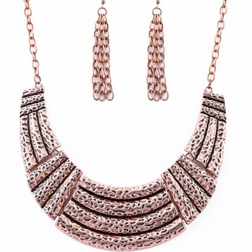 Ready To Pounce - Copper-Just Because Jewels, Paparazzi Accessories-Just Because Jewels