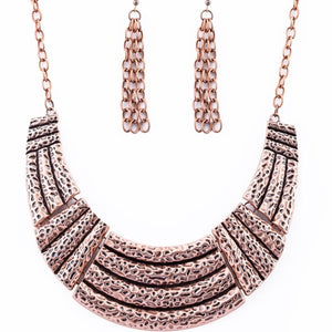 Ready To Pounce - Copper-Just Because Jewels, Paparazzi Accessories-Just Because Jewels