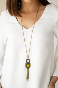 A Good TALISMAN Is Hard To Find - Green-Jewelry-Just Because Jewels, Paparazzi Accessories-Just Because Jewels