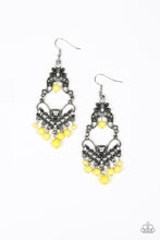 Load image into Gallery viewer, Colorfully Cabaret - Yellow-Jewelry-Just Because Jewels, Paparazzi Accessories-Yellow-Just Because Jewels