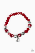 Load image into Gallery viewer, Right On The Romance - Red-Just Because Jewels, Paparazzi Accessories-Just Because Jewels