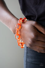 Load image into Gallery viewer, Ice Ice Baby - Orange-Jewelry-Just Because Jewels, Paparazzi Accessories-Just Because Jewels