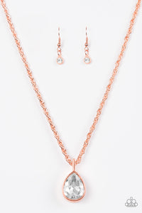 Million Dollar Drop - Copper-Just Because Jewels, Paparazzi Accessories-Just Because Jewels