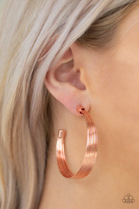 Live Wire - Copper-Just Because Jewels, Paparazzi Accessories-Just Because Jewels