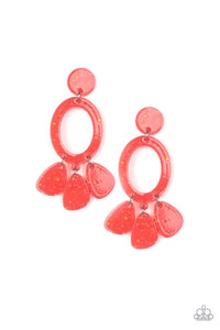 Sparkling Shores - Orange-Jewelry-Just Because Jewels, Paparazzi Accessories-Just Because Jewels